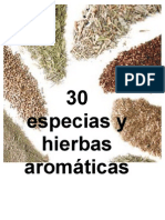 30 Especias y Hierbas Aromatic As