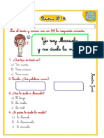 1° Grado Practica Pequeño Texto 11