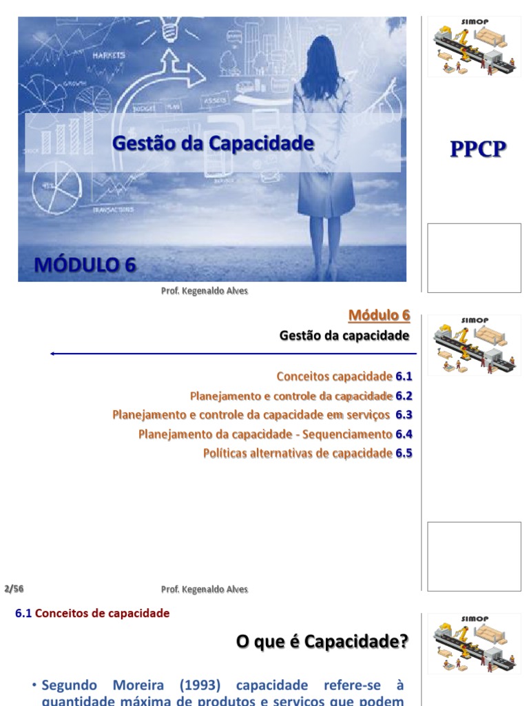 Modulo 6 - Gestão Da Capacidade | PDF | Tempo | Planejamento
