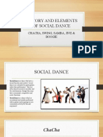 History and Elements of Social Dance