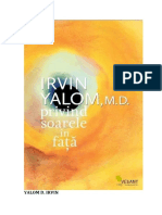 Irvin David Yalom - Privind Soarele in Fata