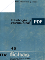 Ecologia y Revolucion Herbert Marcuse M