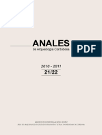 Anales de Arqueologia Cordobesa, 21-22 - AAVV. - Ed. Area Arqueologia, Univ. Cordoba - 2010-2011