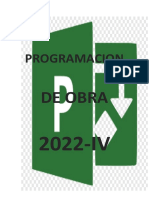 Programacion de Obra