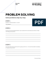 Problem Solving Worksheet