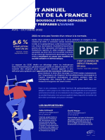 Synthèse Rapport Etat de La France 2022 - Changer de Boussole Pour Sortir de L'urgence Et Préparer L'avenir