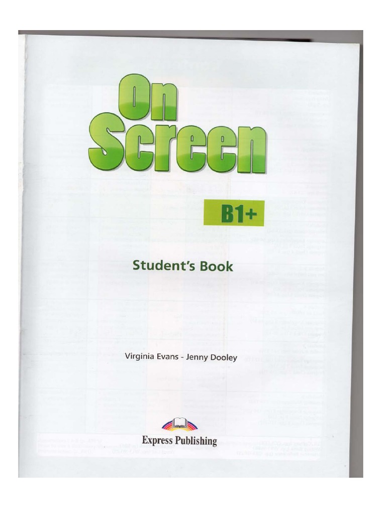 On Screen B1 Student2sbook Completo Pdf