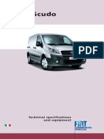 Fiat Scudo - Technical Specifications and Equipment