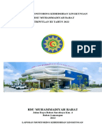 Laporan Monitoring Kebersihan RSU Muhammadiyah Babat Triwulan III 2022