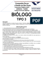 Codesp Biólogo Tipo 3