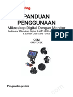 Andonstar Mikroskop Digital 3.6MP 600X Dengan Monitor & Suction Cup Stand - G600