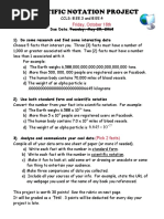 Scientific Notation Poster Project 1