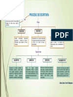 Organizador Gráfico Proceso de Escritura