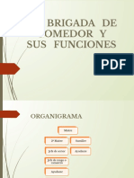 La Brigada de Comedor y Sus Funciones......