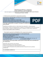 Guía para El Desarrollo Del Componente Práctico y Rúbrica de Evaluación - Unidad 2 - Tarea 2 - Ejecutar Plan de Trabajo y Reconocer El Escenario de Practica