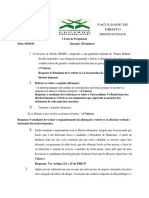 I Teste Direitos Humanos - 2019 - P - Laboral