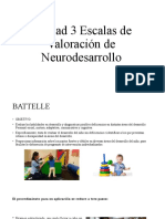 Unidad 3 Escalas de Valoración de Neurodesarrollo