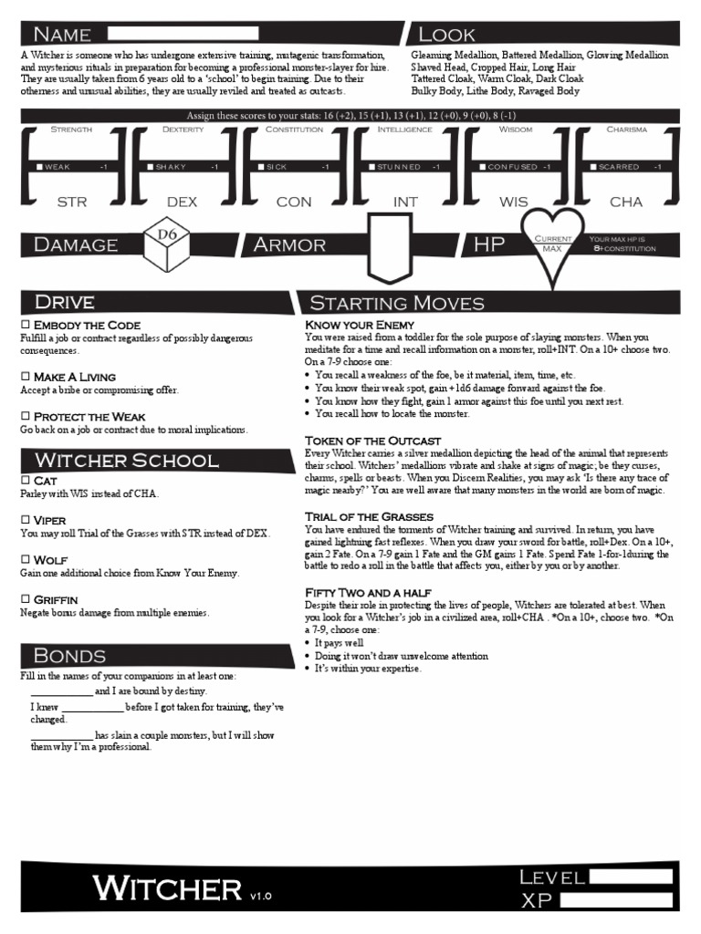 Witcher Training and Abilities Guide | PDF