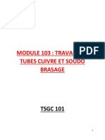 Module 103: Travail Des Tubes Cuivre Et Soudo Brasage: TSGC 101