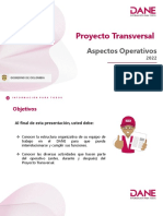 Aspectos Operativos Del Proyecto Transversal