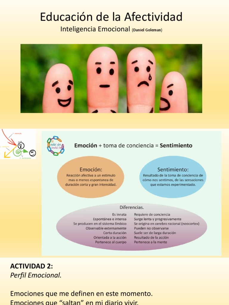 Educación de la Afectividad Emocional | PDF | Las emociones | Sicología