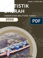Statistik Daerah Kabupaten Belitung Timur 2022
