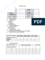 Planificación Anual