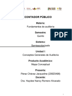 Pérez Chávez Jacqueline-1.1  Naturaleza de la auditoría, 1.2 Diferencia entre auditoría y contabilidad, 1.3 Clasificación de audito