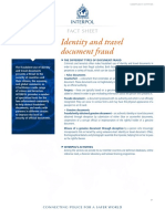 Identity and Travel Document Fraud