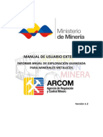 Manual Exploración Avanzada para Minerales Metalicos