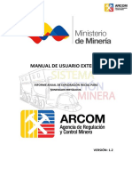 Ma Ue SGM 011 Informe Anual de Exploración Inicial para Minerales Metálicos