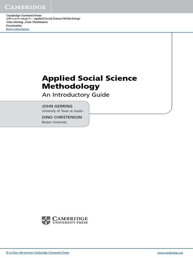 08 - Gerring & Christenson (2017) Reading and Reviewing | PDF ...