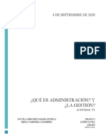 Administracion y Gestion