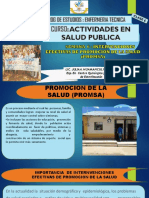 Clase N°6 Intervenciones Efectivas de Promoción de La Salud (Promsa)