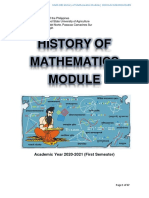 Math 100 - History of Math - Week1 6 - Module