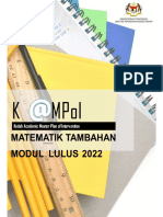 2022 Modul Lulus JPN Kedah Matematik Tambahan