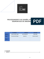 Proc. Montaje - Desmontaje de Andamio GMT