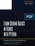 Learn Coding Basics in Hours With Python An Introduction To Computer Programming For Absolute Begi