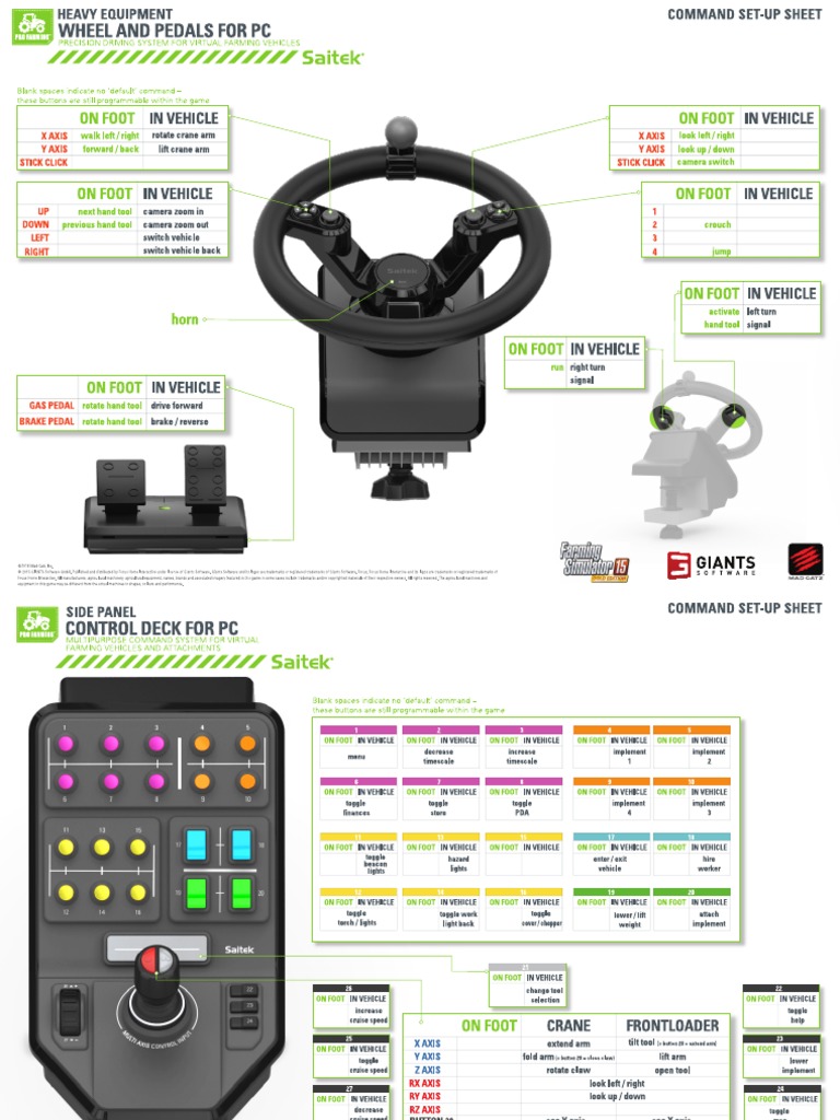 Farm Sim SetUp Sheets | PDF