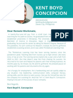 Green Professional Business Cover Letter