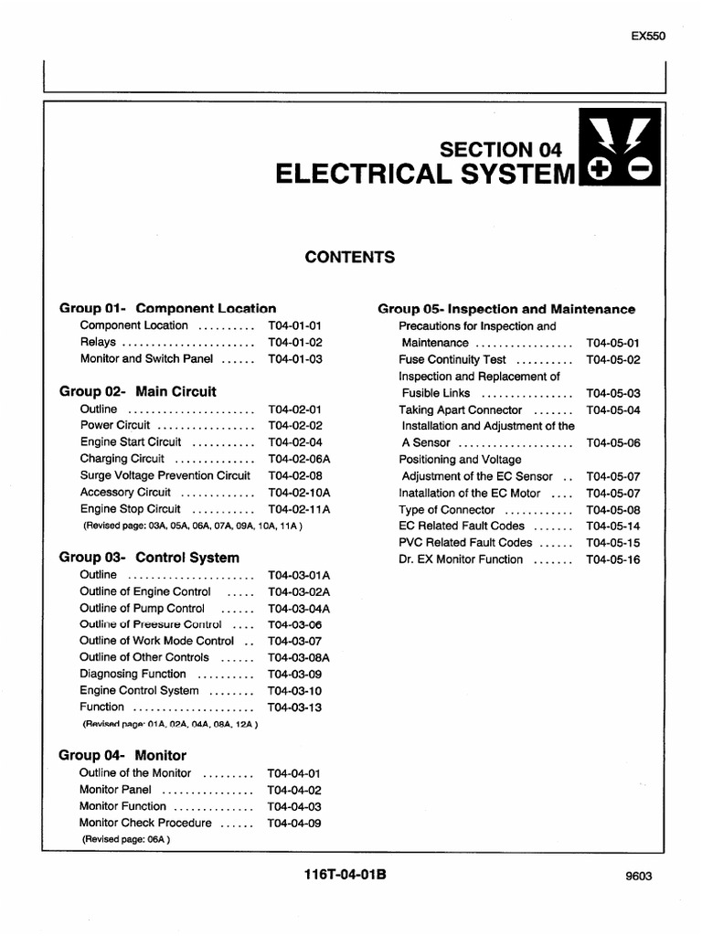 Ex5503 Section 4 Electrical System PDF