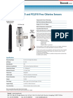 FCL Free Chlorine Sensors for Water Treatment Measuring 0-2, 0-5, or 0-10ppm