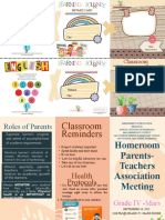 Trifold Homeroom PTA Orientation