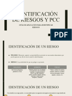IDENTIFICACIÓN DE RIESGOS Y PCC