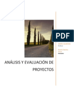 Análisis y evaluación de proyectos de inversión