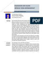 Naskah Siaran RRI 2017-Menjadikan Air Hujan Sebagai Berkah