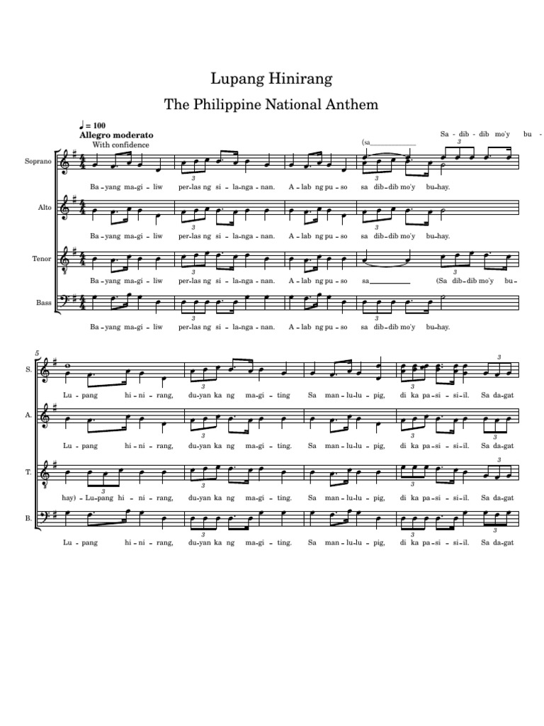 Lupang Hinirang 2 | PDF