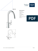 GROHE Specification Sheet 31223000