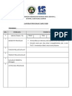 Borang Pelaporan Prog Sekolah SK - MARAKAU