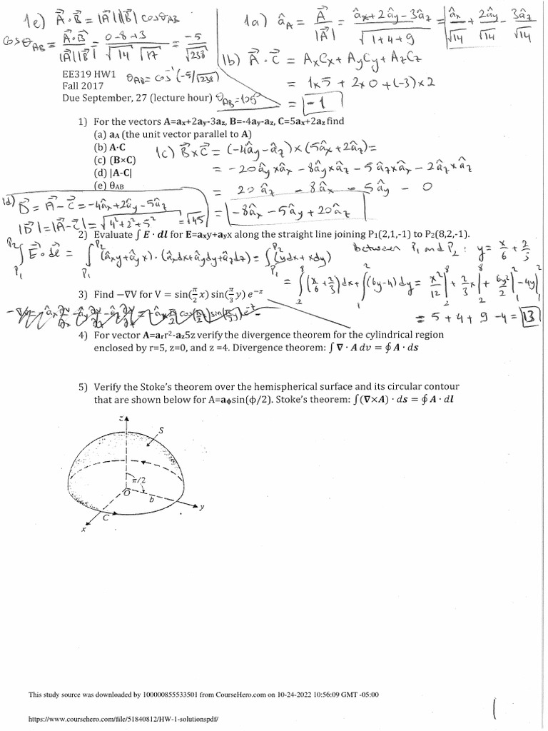 HW 1 Solutions PDF | PDF